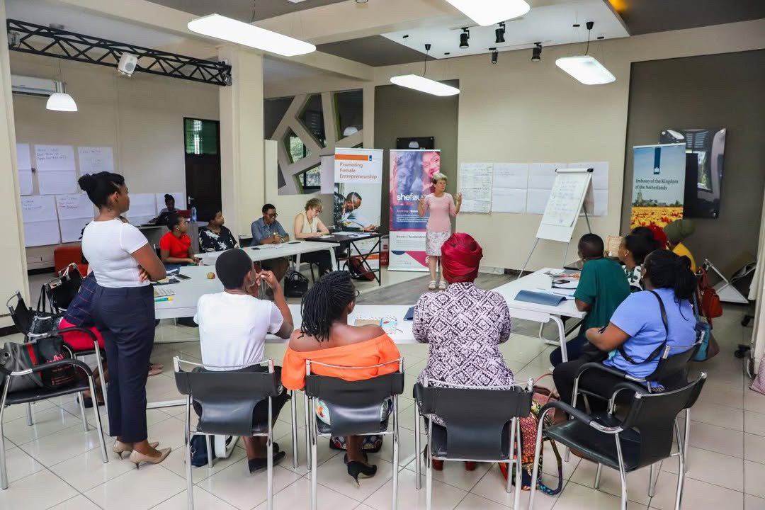 A SheFound accelerator session with the Embassy of the Kingdom of the Netherlands